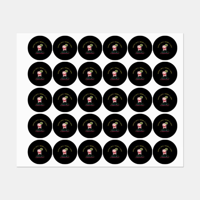 SANTA SAYS: MERRY X-MAS (Sheet)