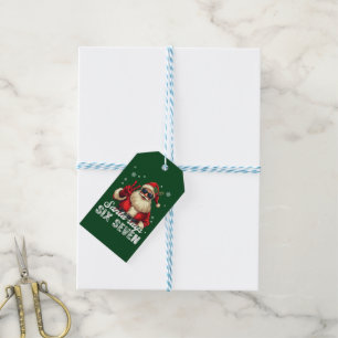 Santa Says SIX SEVEN – Funny Christmas Meme Gift Tags