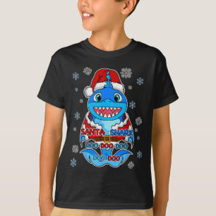 Santa Shark, Shark In A Santa Suit, Christmas Shar T-Shirt