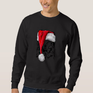 Santa Shetland Sheepdog Sheltie Christmas dog mom Sweatshirt