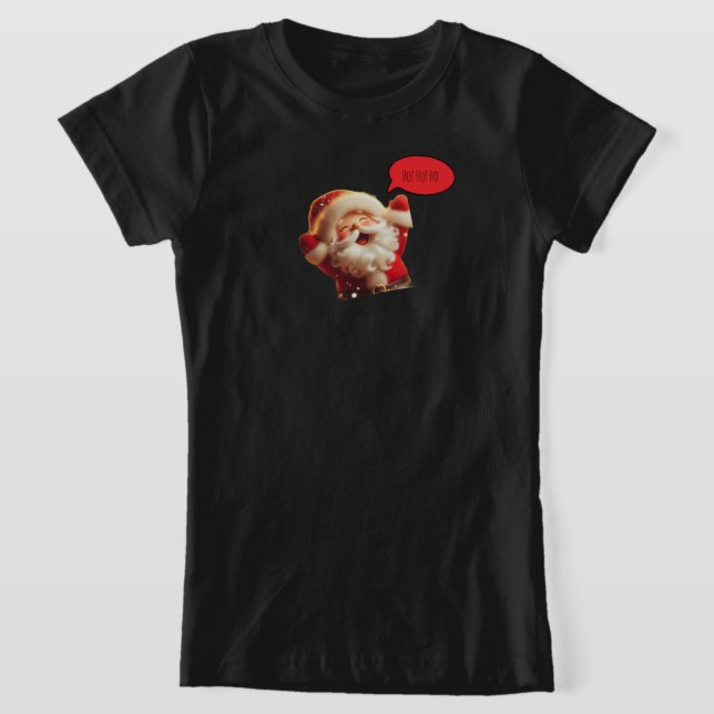 santa shirt for girs and boys (Laydown)