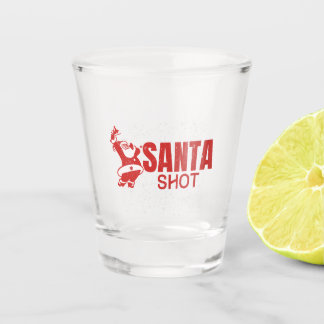 Santa Shot Anton Glass
