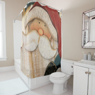 Santa Shower Curtain