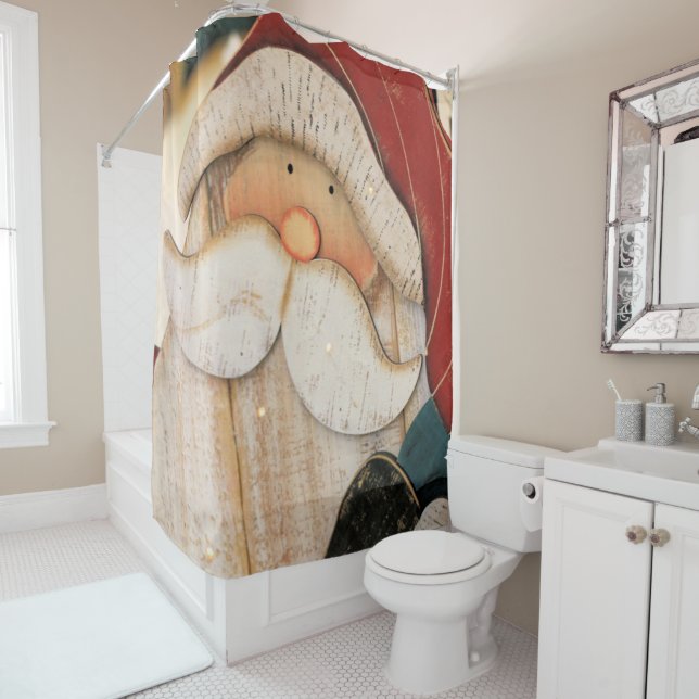 Santa Shower Curtain (In Situ)