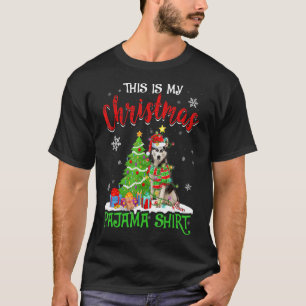 Santa Siberian Husky Dog This Is My Christmas Paja T-Shirt
