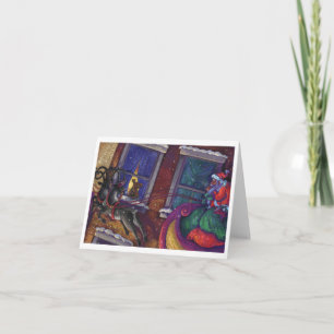 Santa Sighting Holiday Card