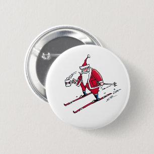 Santa Skiing button