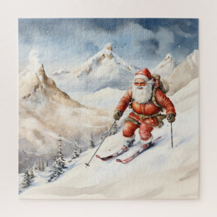 Santa Skiing Puzzle