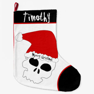Santa Skull Christmas Stocking