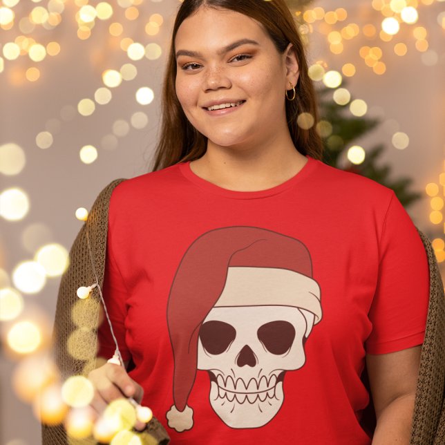 Santa Skull Christmas T-Shirt (Creator Uploaded)