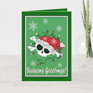 Santa Skull Holiday Card