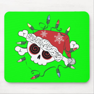 Santa Skull Mouse Mat
