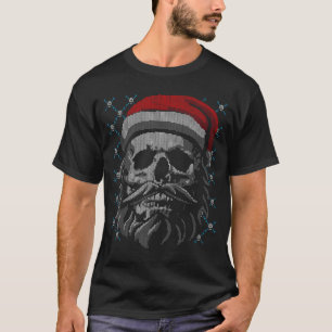 Santa Skull Ugly Christmas Santa Lover Y Christmas T-Shirt
