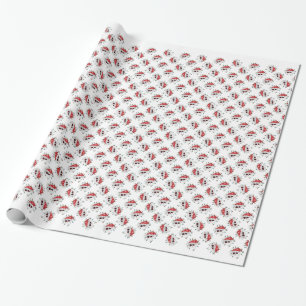 Santa Skull Wrapping Paper