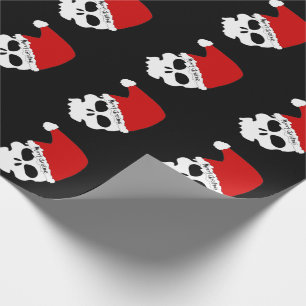Santa Skulls Wrapping Paper
