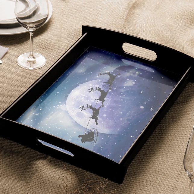 Santa Sleigh | Fantasy Galaxy Christmas Night Sky Tissue Paper (Creator Uploaded)