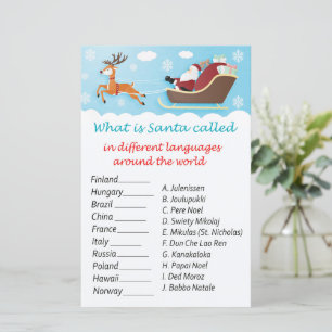 Santa sleigh reindeer christmas around the world