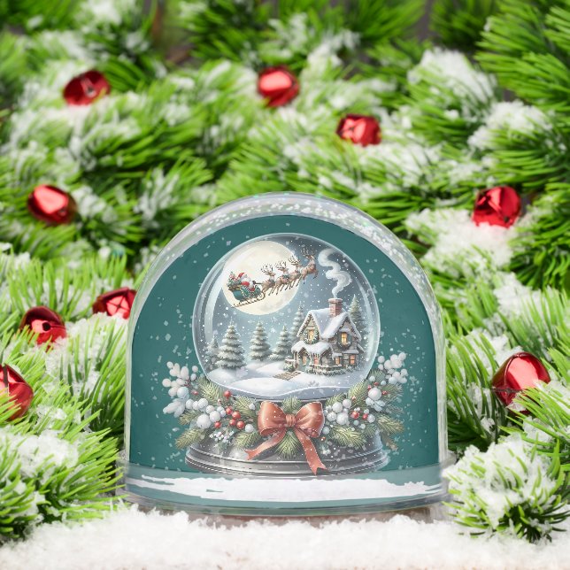 Santa Sleigh Ride in Snow Globe Wonderland (Christmas)