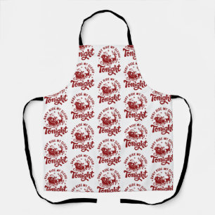Santa Sleigh Snarky Christmas Sarcastic Humour Apron