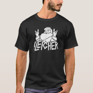 Santa Sleigher Funny Christmas for Metalheads T-Shirt