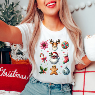 Santa Smile  Christmas  T-Shirt