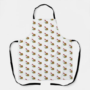 Santa Snail Apron