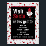 Santa & Snowman, Santa Claus Visitor Hours Poster<br><div class="desc">This poster is perfect for anybody holding a visit Santa event. Displaying Santa's grotto and the opening hours,  it is perfect for both commercial and domestic events.</div>