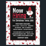 Santa & Snowman, Seasonal Recruitment Advertising Flyer<br><div class="desc">Santa & Snowman,  Seasonal Recruitment Advertising Flyers By The Business Card Store.</div>