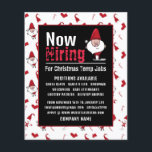 Santa & Snowman, Seasonal Recruitment Advertising Flyer<br><div class="desc">Santa & Snowman,  Seasonal Recruitment Advertising Flyers By The Business Card Store.</div>