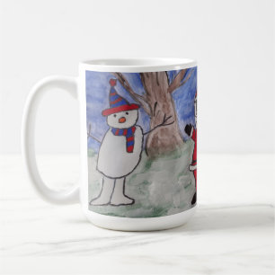 Santa & Snowmen Mug