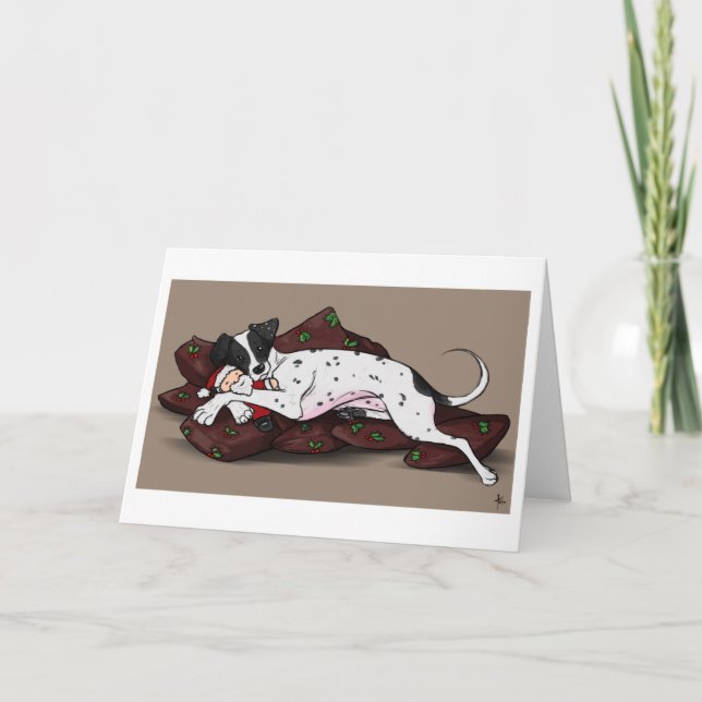 Santa Snuggles Card (Front)
