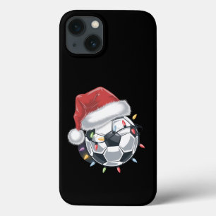 Santa Soccer Ball Sports Christmas Soccer Player  iPhone 13 Case