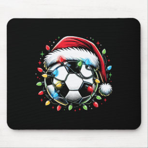 Santa Soccer Byll Lover Christmas Mouse Mat