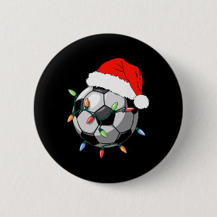 Santa Soccer Byll Shirt Men Youth Boys Christmas P 6 Cm Round Badge