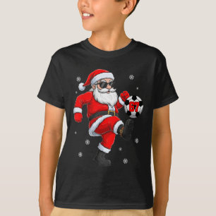 Santa Soccer Byll Sports Christmas Soccer Player M T-Shirt