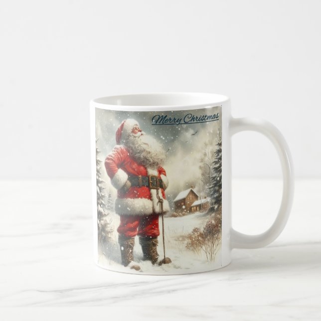 Santa Solitude Coffee Mug (Right)