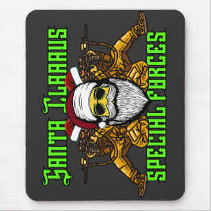 Santa, special forces, army mouse mat