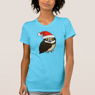 Santa Spectacled Owl T-Shirt