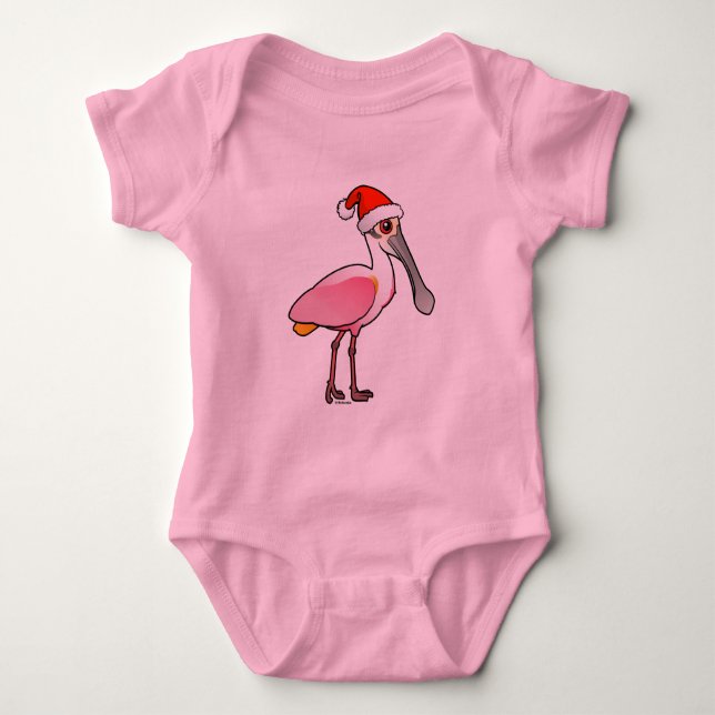Santa Spoony Baby Bodysuit (Front)