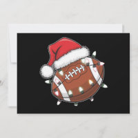 Santa Sports Christmas American Football Lover