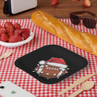 Santa Sports Christmas American Football Lover