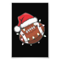 Santa Sports Christmas American Football Lover