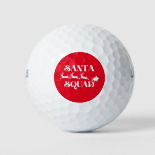 Santa Squad Christmas Golf Balls