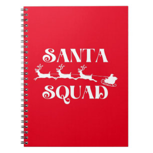 Santa Squad Christmas Notebook