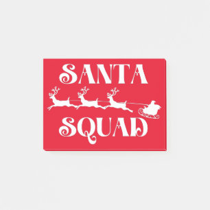 Santa Squad Christmas Post-it Notes
