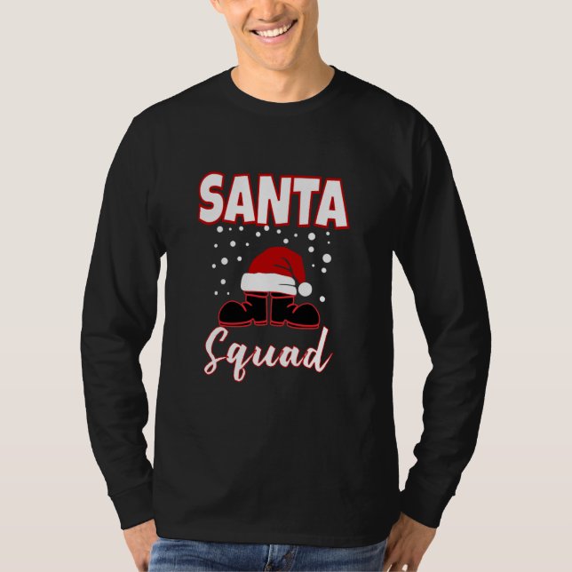 Santa Squad Christmas shirt Matching Pyjamas  (Front)