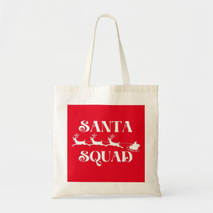 Santa Squad Christmas Tote Bag