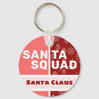 Santa Squad - Customised Round Keychain