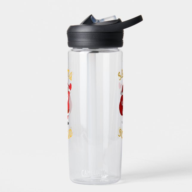 Santa Squad Water Bottle (Left)