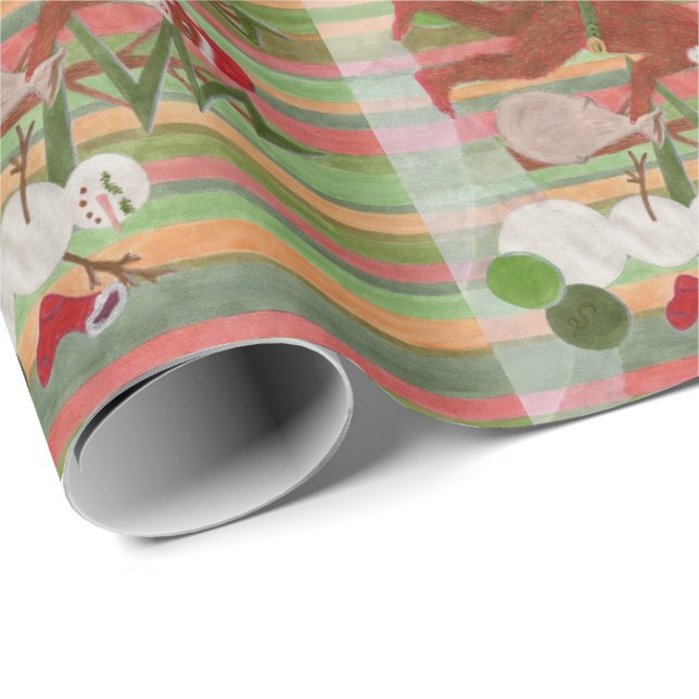 Santa Squatch Wrapping Paper (Roll Corner)